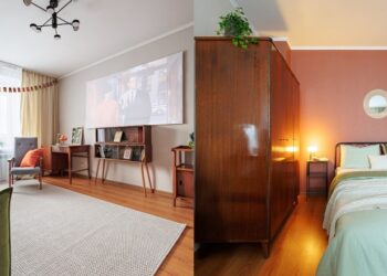 Из старого ремонта — в стильное ретро: квартира 42 кв. м, которую переделали за 500 тыс. рублей (фото до и после)