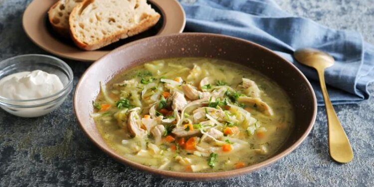 Щи из свежей капусты на курином бульоне, пошаговый рецепт с фото на 180 ккал